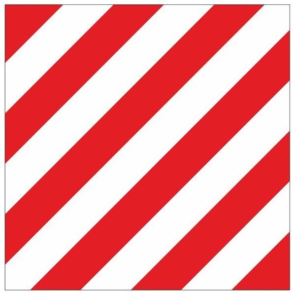 Знак ''Негабаритное место'' 300х300 мм, металл