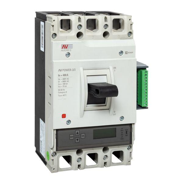 Выключатель автоматический AV POWER-3/3 400А 100kA ETU6.2 AVERES
