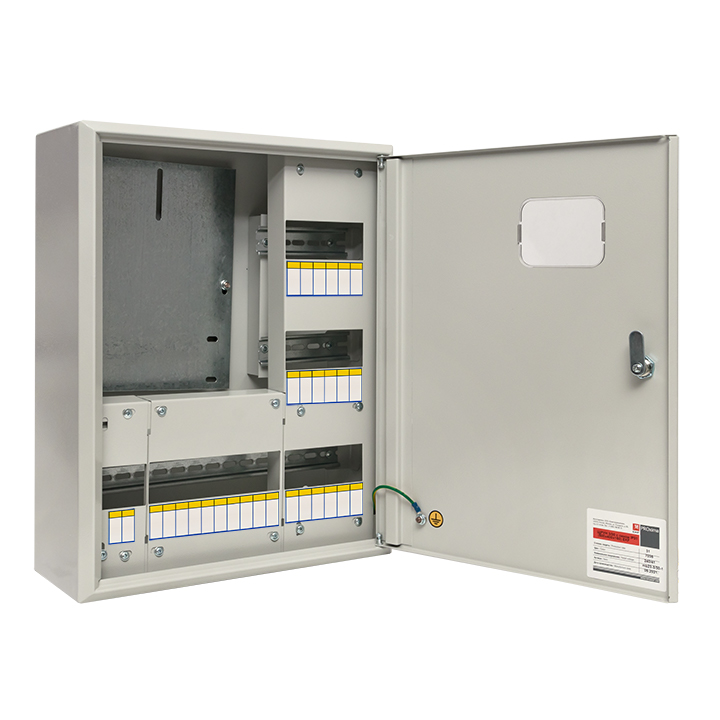 Щит учетно-распределительный навесной ЩРУн-3/30о IP31 однодверный с окном 500х400х160