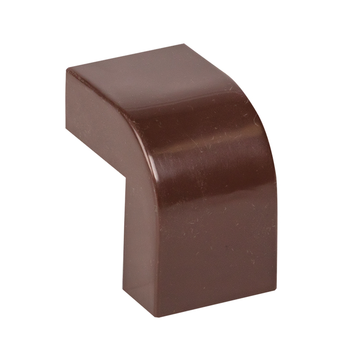 Угол внешний (20х10) (4 шт) Plast под темное дерево