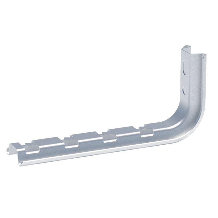 L-Омега профиль для проволочного лотка 100 INOX