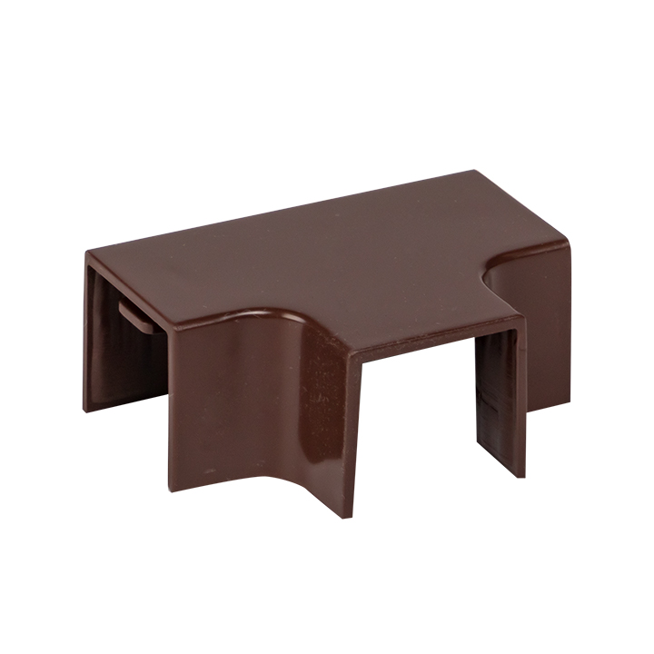 Угол T-образный (16х16) (4 шт) Plast под темное дерево