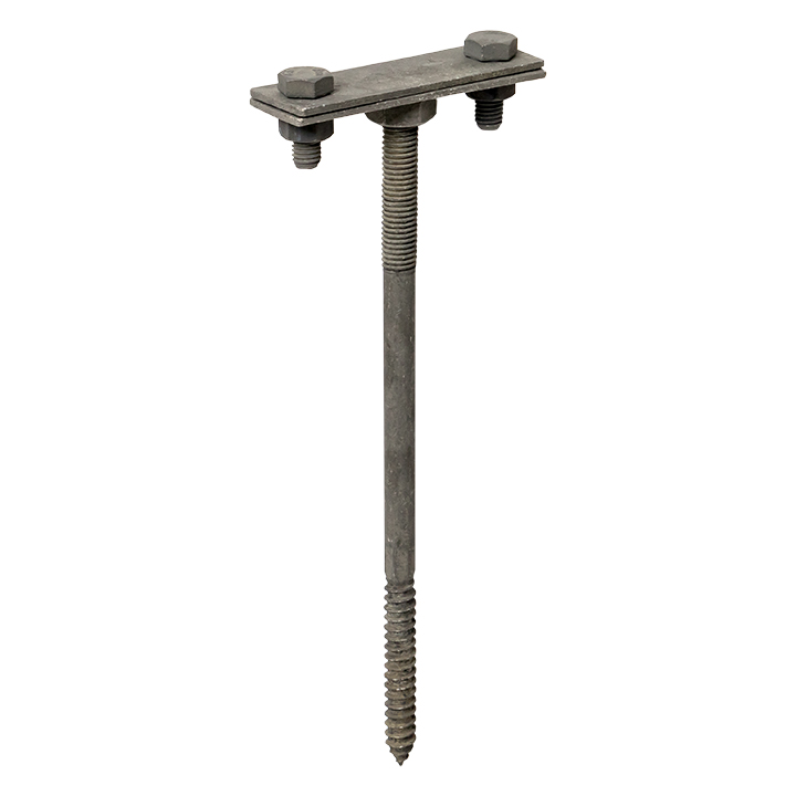 Держатель фасадный для полосы 50 мм, L 200 мм HZ PROxima