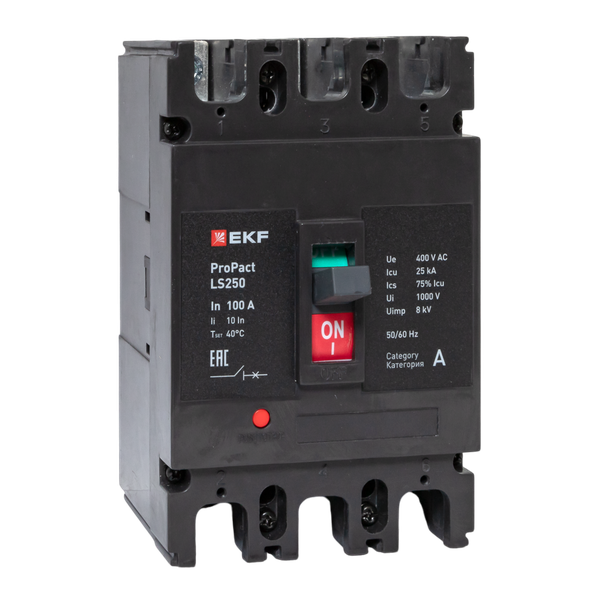 LS250 25кА 3P 100А ProPact EKF