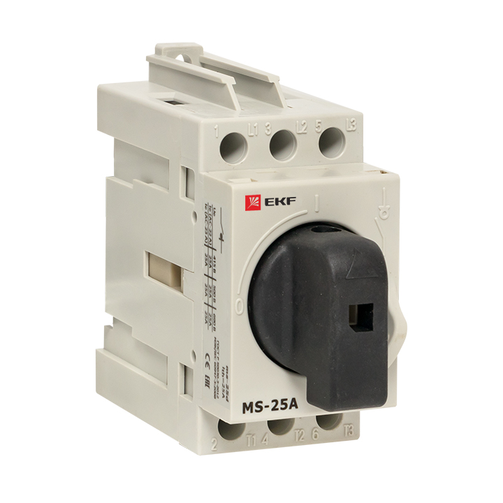 Рубильник модульный MS-25A 3P на DIN-рейку