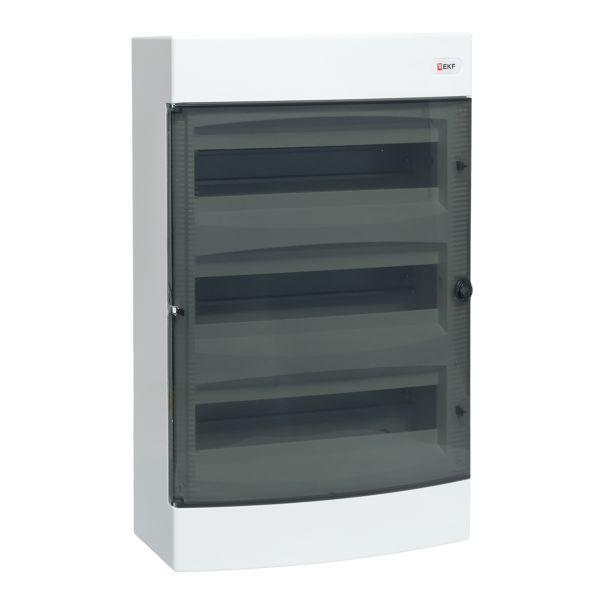 Щит распределительный навесной Unix прозрачная дверь 3х18 модулей IP41 EKF PROxima