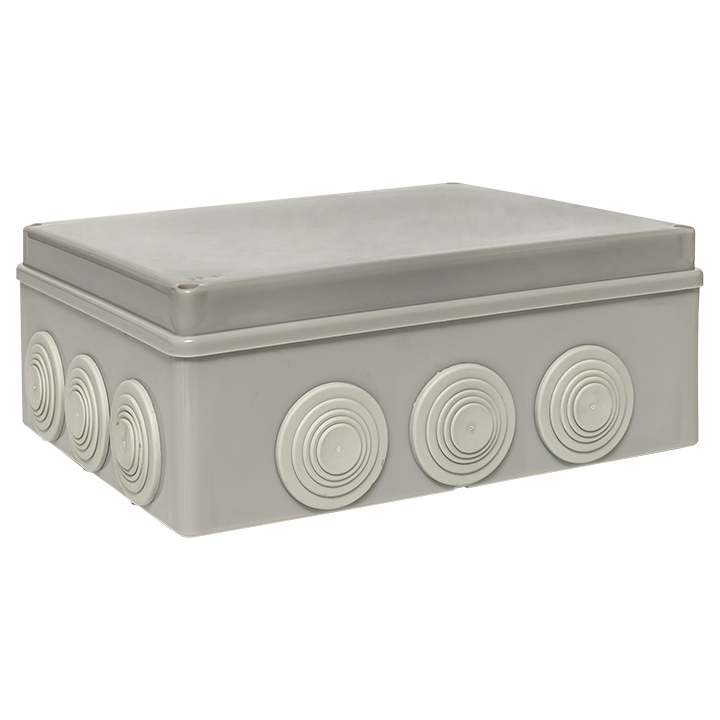 Коробка распаячная КМР-050-043 пылевлагозащитная 12 мембранных вводов уплотнительный шнур (240х190х90) PROxima