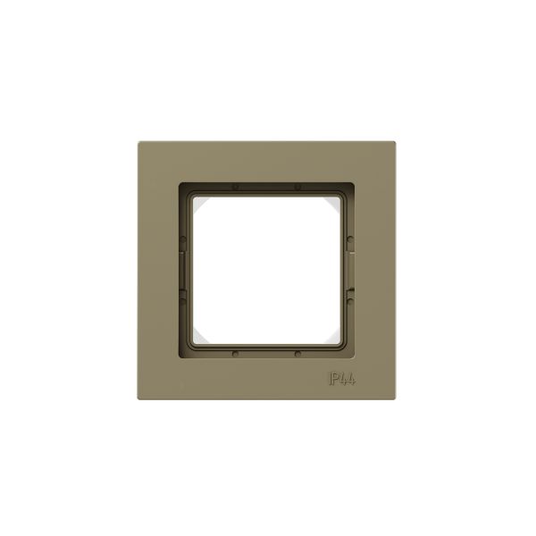Рамка 1-местная IP44  шамп.  пластик Эпика EKF