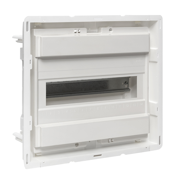 Основание силового щита Nova с DIN-рейками 12 мо  дулей IP41 EKF