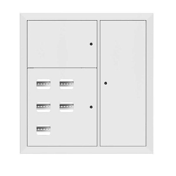 Щит этажный 5 кв. RAL9003 (1000х950х160) PROxima