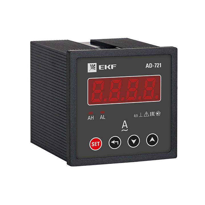 Амперметр цифровой на панель 72х72 однофазный PROxima