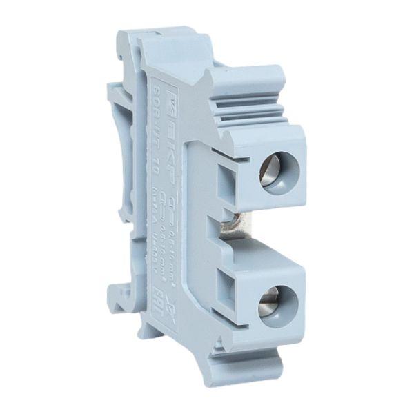 Клемма проходная винтовая UT 10 мм2 серая EKF