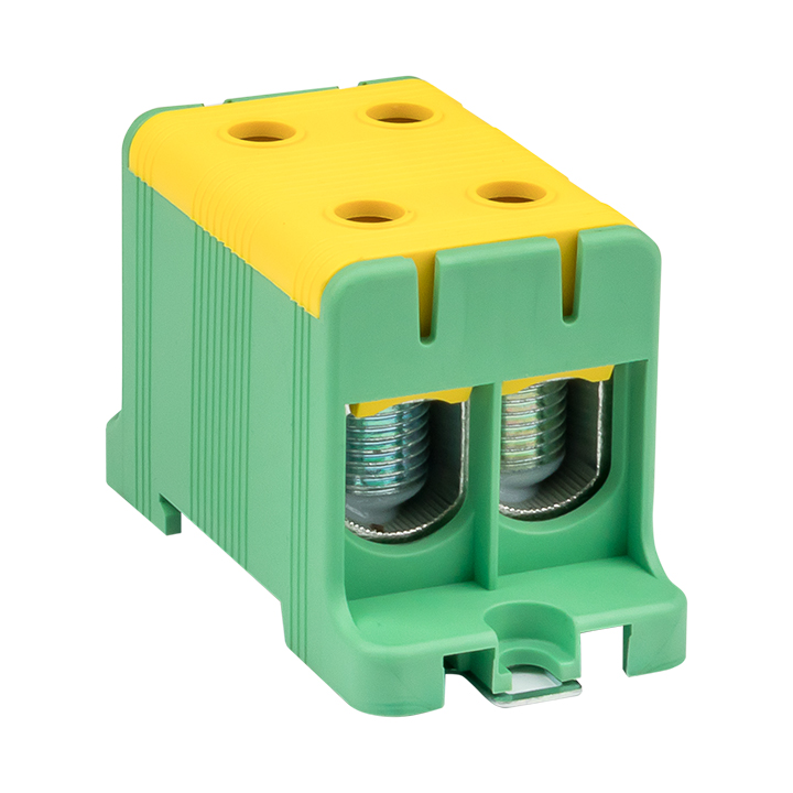 Клемма силовая вводная двойная КСВ 16-95 желто-зеленая PROxima