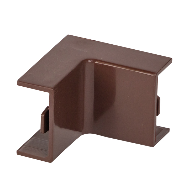 Угол внутренний (20х10) (4 шт) Plast под темное дерево