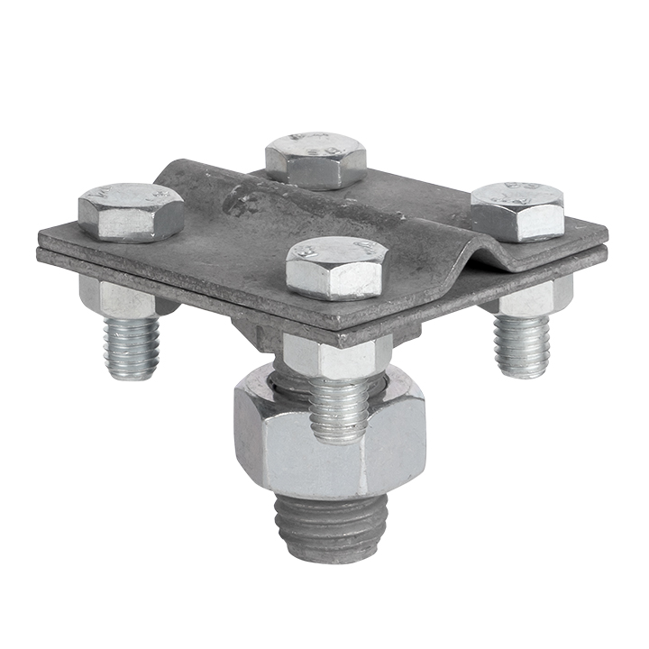 Зажим прута на штыре пластина 56х56 мм HZ PROxima