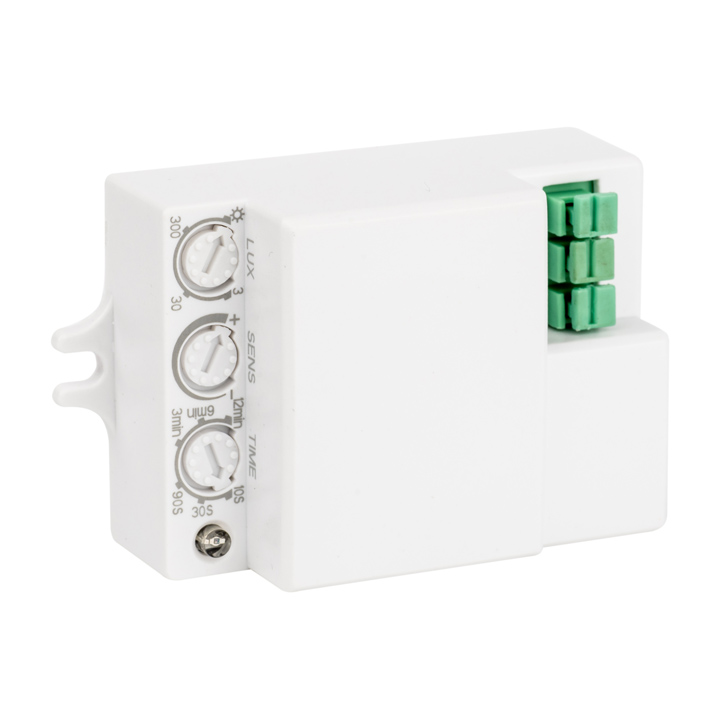 Датчик движения микроволновый белый 1200 Вт 360 градусов до 8м IP20 MW-706