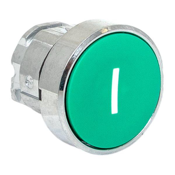 Исполнительный механизм кнопки I XB4 зеленый плоский возвратный без фиксации IP65