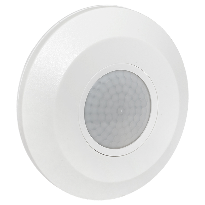 Датчик движения микроволновый белый 2000 Вт 360 градусов до 8м IP20 MW-705 PROxima