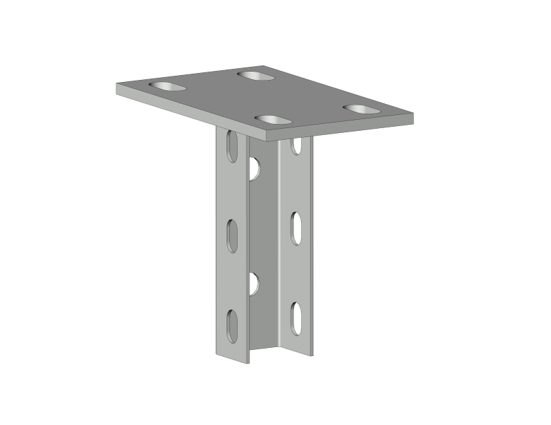 Кронштейн потолочный одинарный 115 мм HDZ