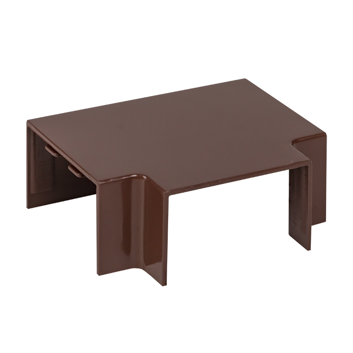 Угол T-образный (40х25) (4 шт) Plast под темное дерево