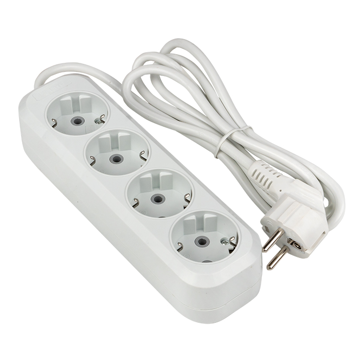 Удлинитель Эксперт 4 гнезда 2 метра 16А/3,0кВт с заземлением ПВС 3х1 PROxima