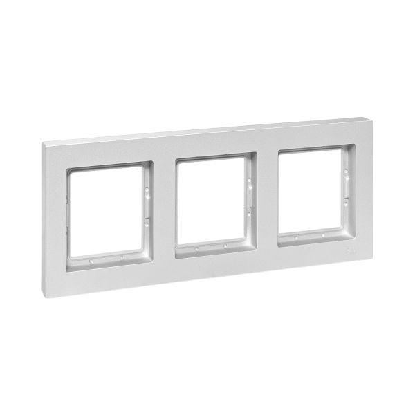 Эпика Рамка 3-местная IP44 алюминий пластик EKF