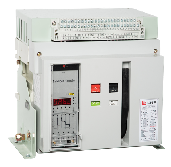 Выключатель автоматический ВА-45 2000/ 630 3P 80кА стационарный PROxima