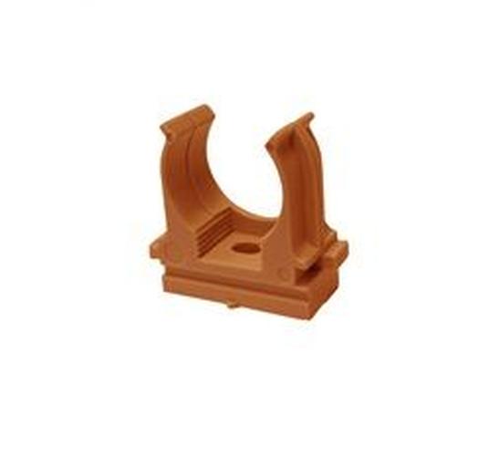 Крепеж-клипса для монтаж. пист. d16 мм оранжевая -Plast