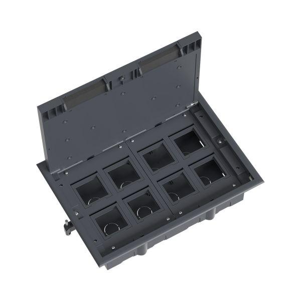 Лючок напольный с изменяемой глубиной C-Line 16 (с приборной рамкой)