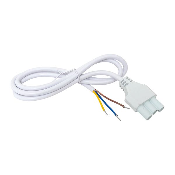 Кабель для подключения светодиодных линейных светильников ДБО-60/120/150 белый 1 метр 3x0,75 мм2