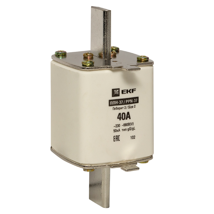 Вставка плавкая ППН-37 400/40А габарит 2 PROxima