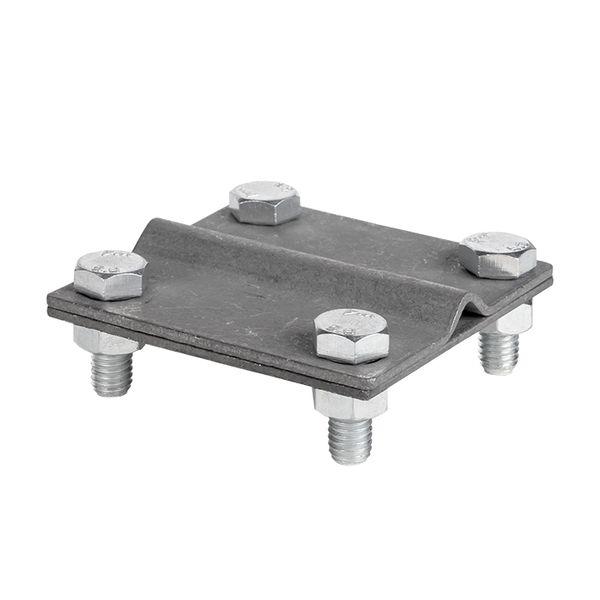 Зажим универсальный полоса 40 - прут 10 пластина 70x70 мм HZ PROxima