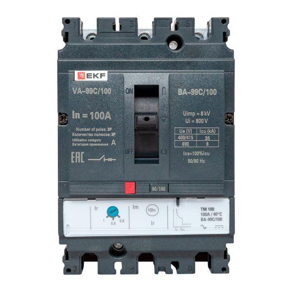 Выключатель автоматический 99С 100/100А 3 фазы 35кА