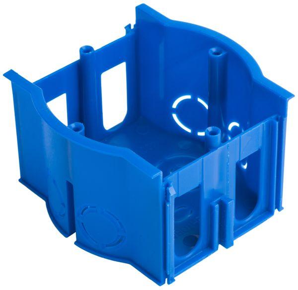 Коробка установочная сборная проходная КМТ-010-4007 для твердых стен (71х45) с саморезами розн стикер