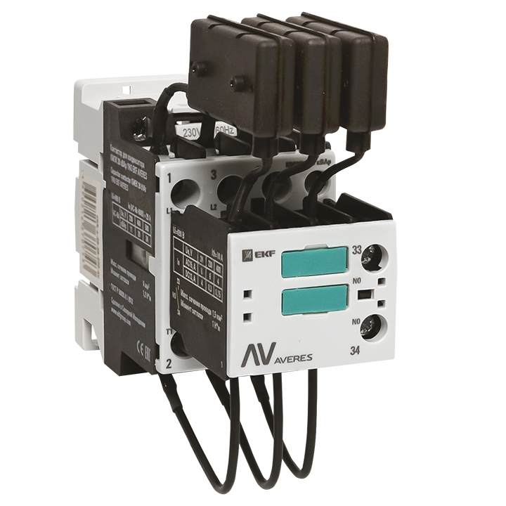 Контактор для конденсатора КЭК 20 кВАр 230В 1 ТО AVERES