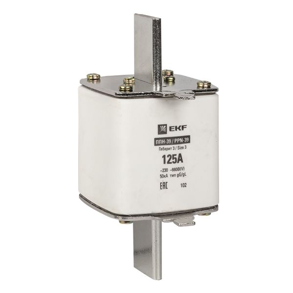 Вставка плавкая ППН-39 630/125А габарит 3 PROxima