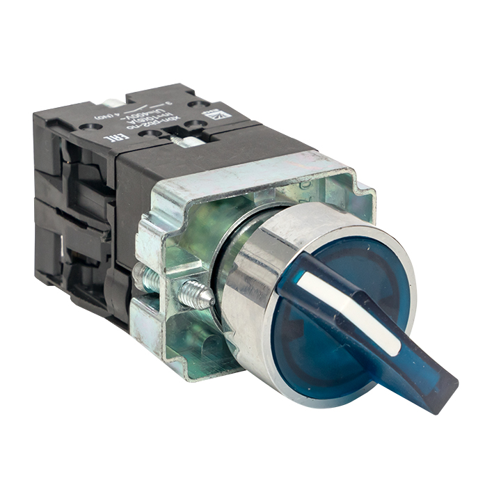 Переключатель BD33 3P c синей подсветкой 230В NO PROxima