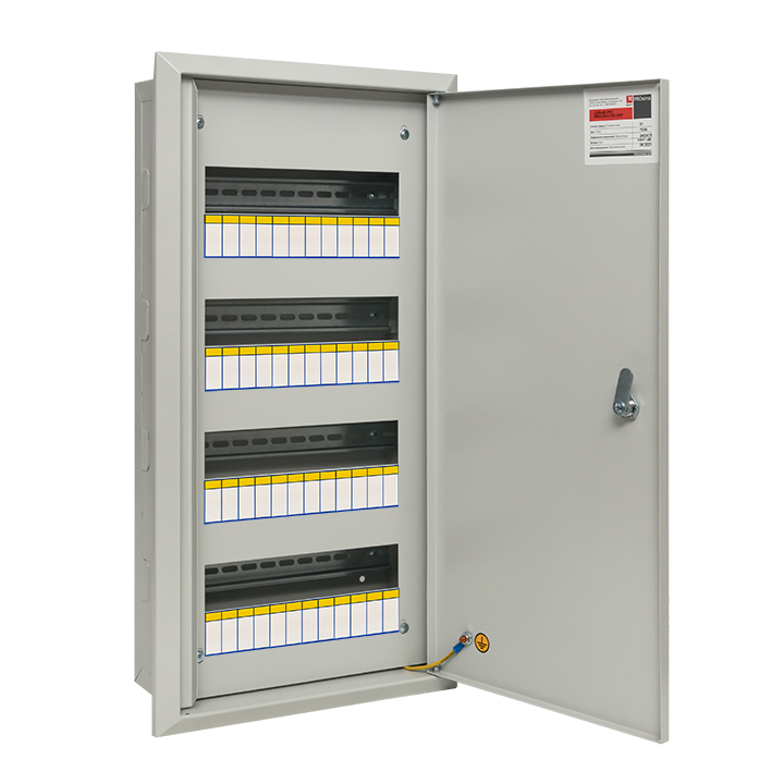 Щит распределительный встраиваемый ЩРв-48з IP31 6 0х340х120 с замком