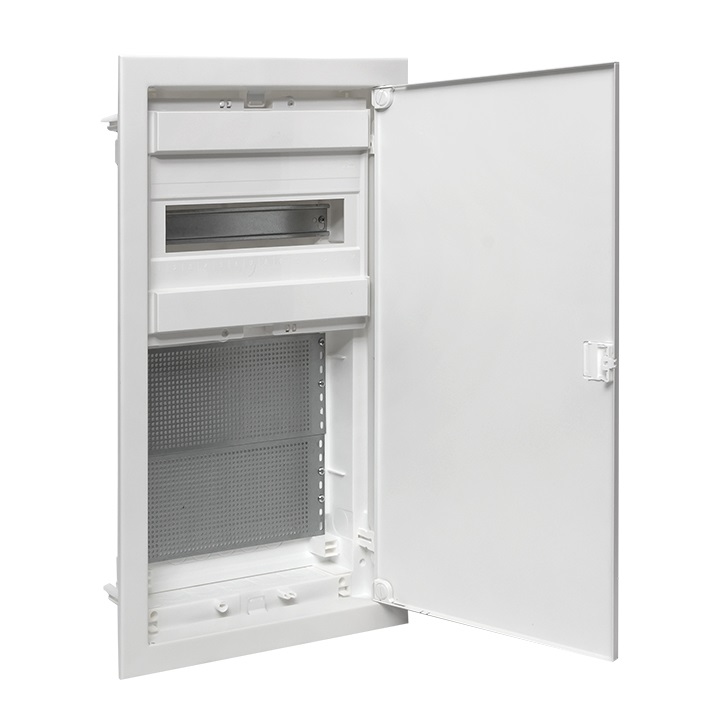 Встраиваемый комбинир. щит Nova (1 DIN + 2 МП) 3 габарит с металлической перфорированной дверью IP41 EKF