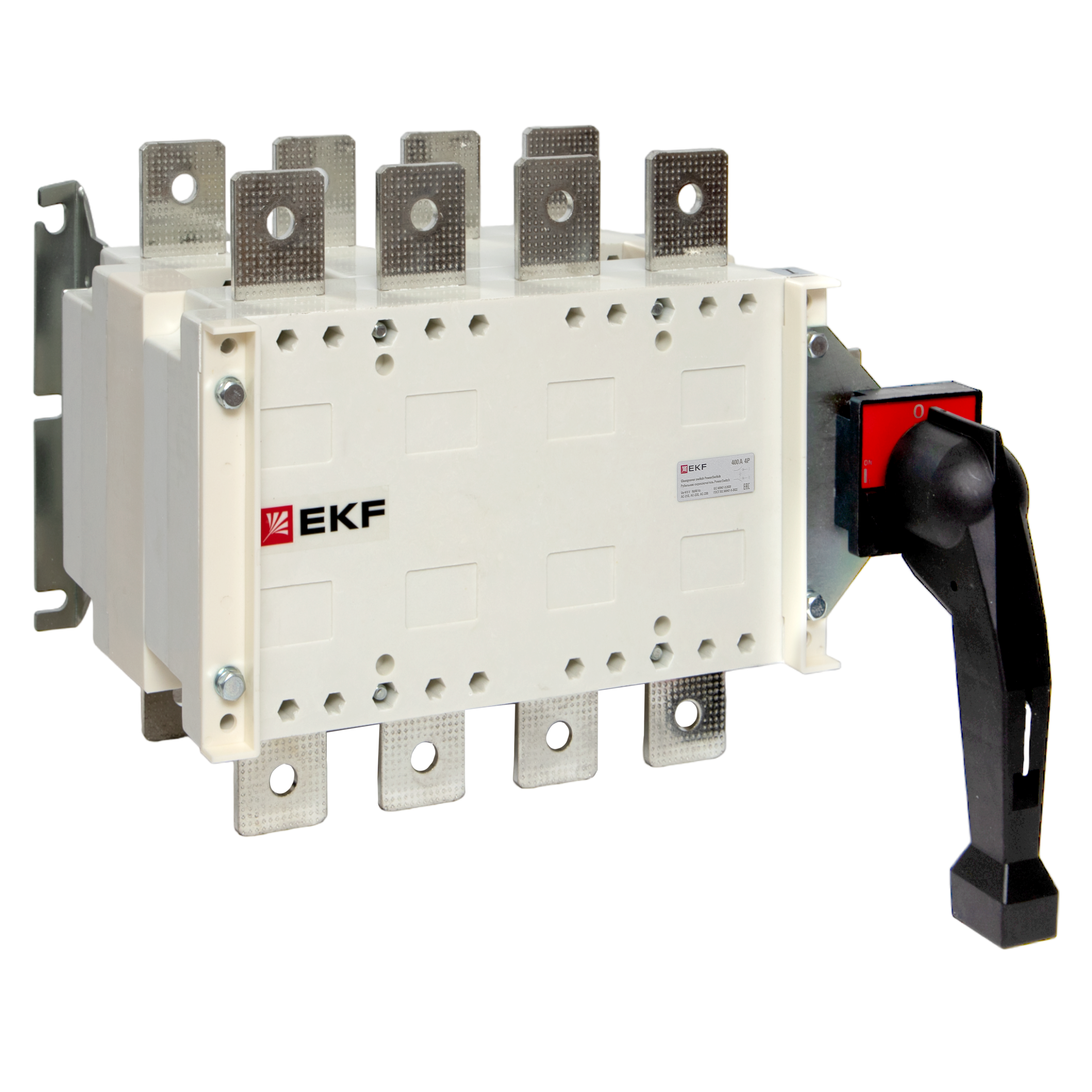 Рубильник-переключатель 400A 4P c рукояткой управления для прямой установки PowerSwitch