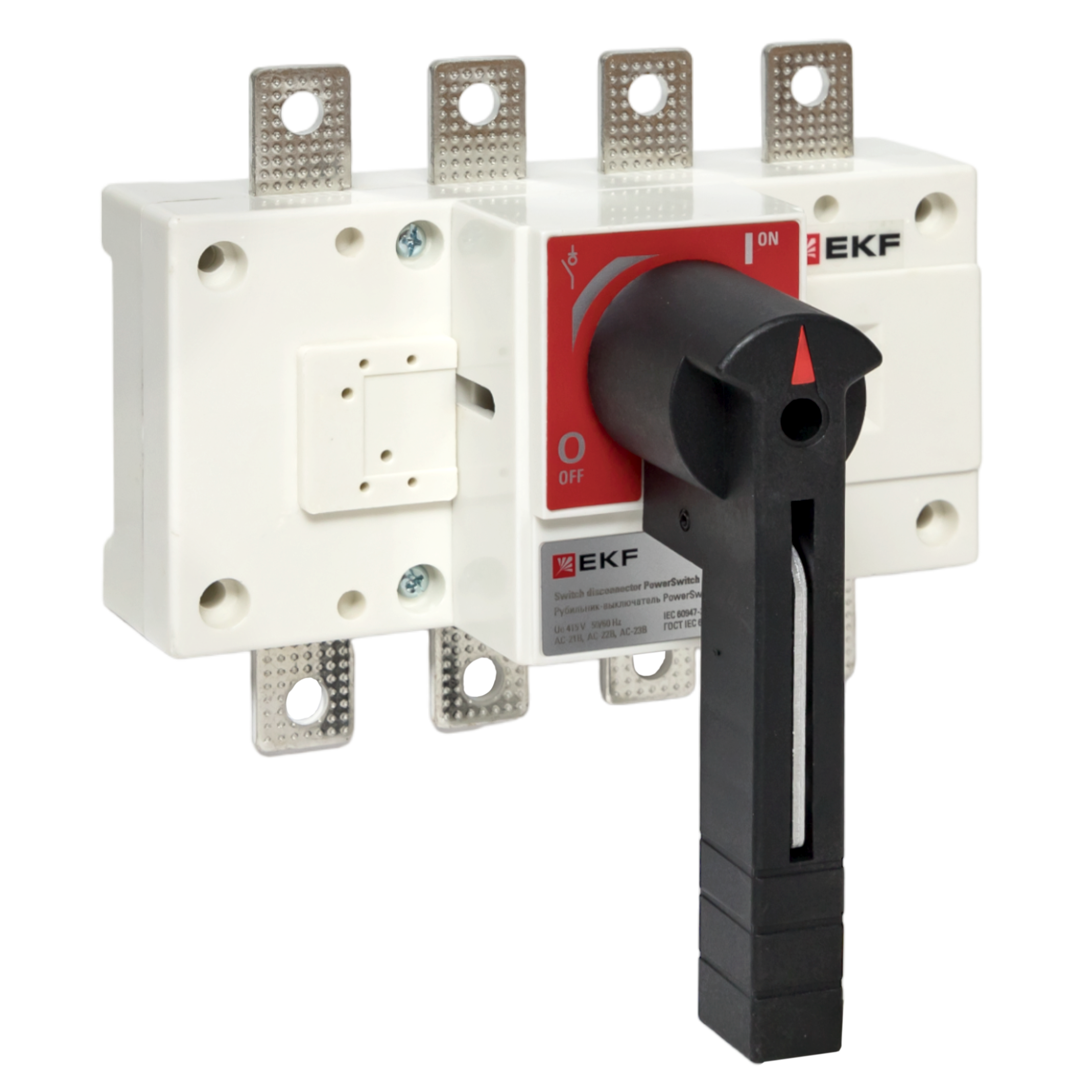 Рубильник-выключатель 160A 4P c рукояткой управления для прямой установки PowerSwitch