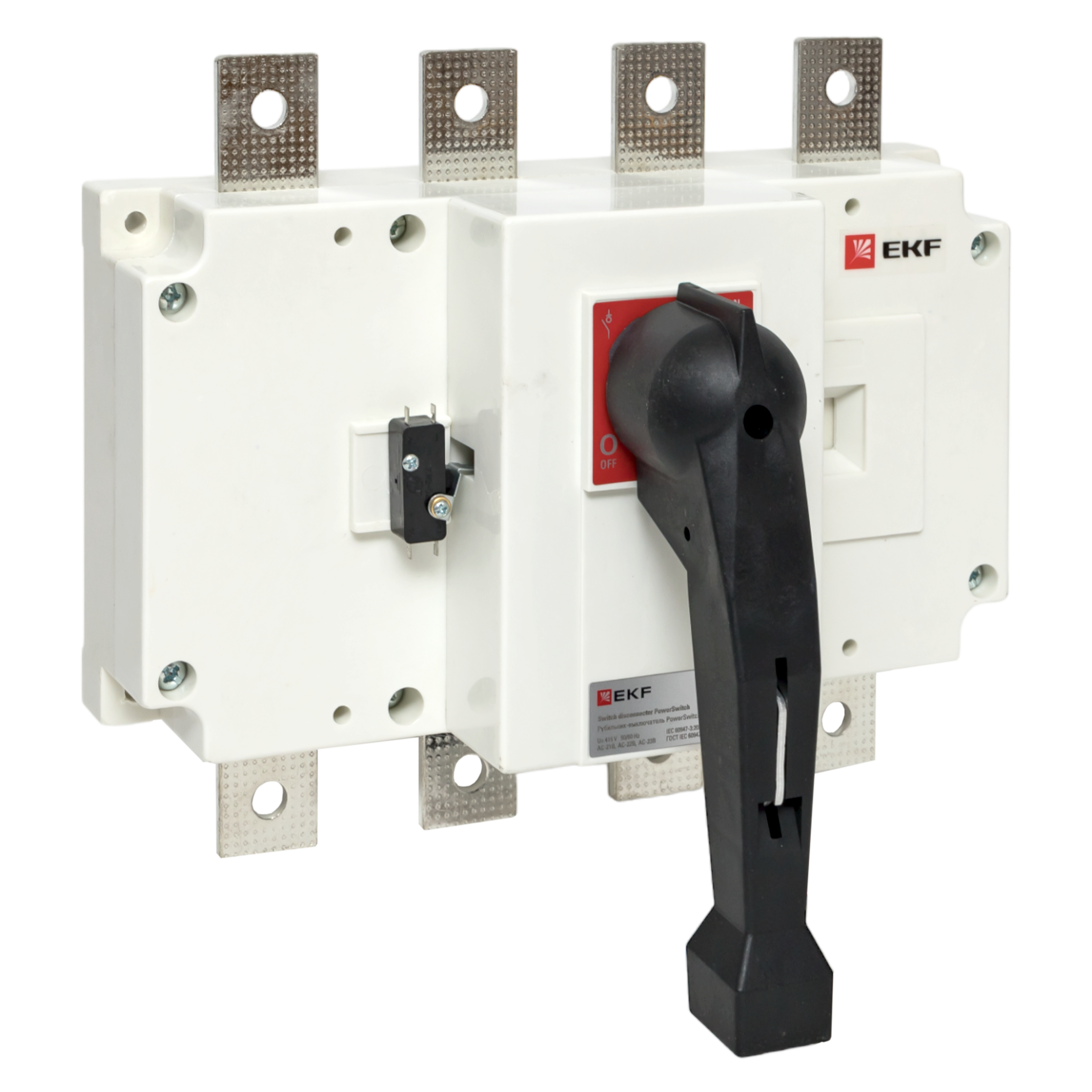 Рубильник-выключатель 400A 4P c рукояткой управления для прямой установки PowerSwitch