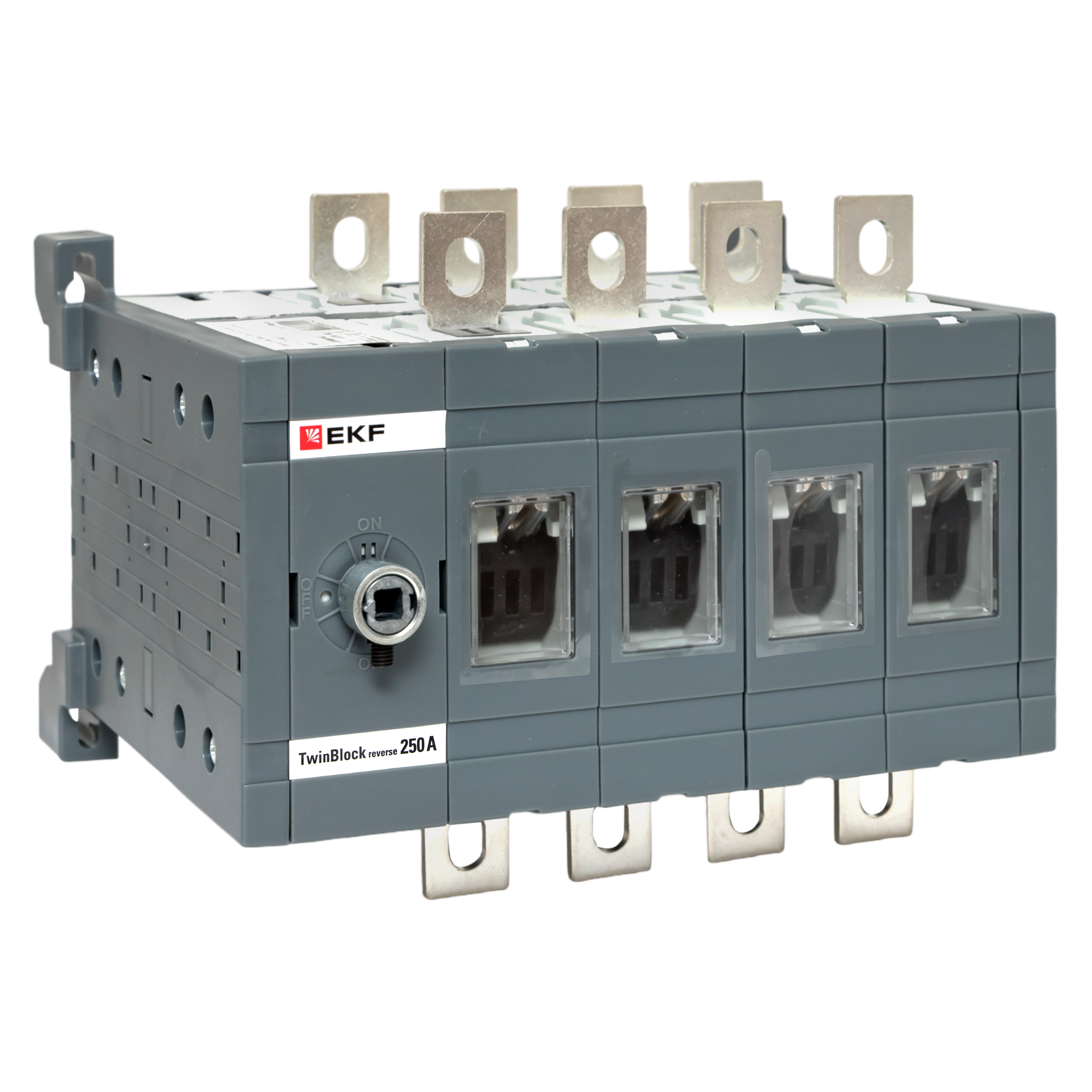 Рубильник 250A 4P реверсивный без рукоятки управления TwinBlock