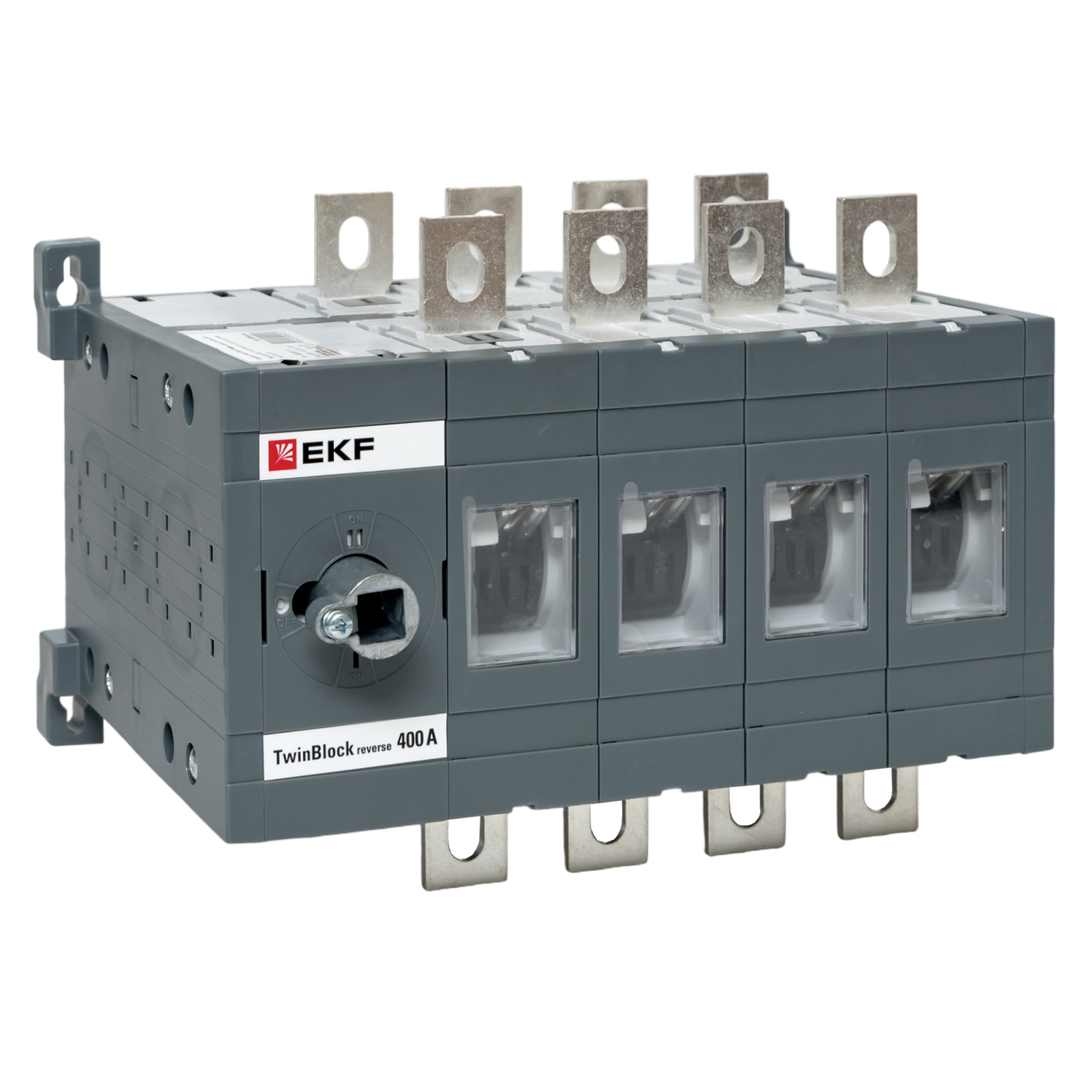 Рубильник 400A 4P реверсивный без рукоятки управления TwinBlock