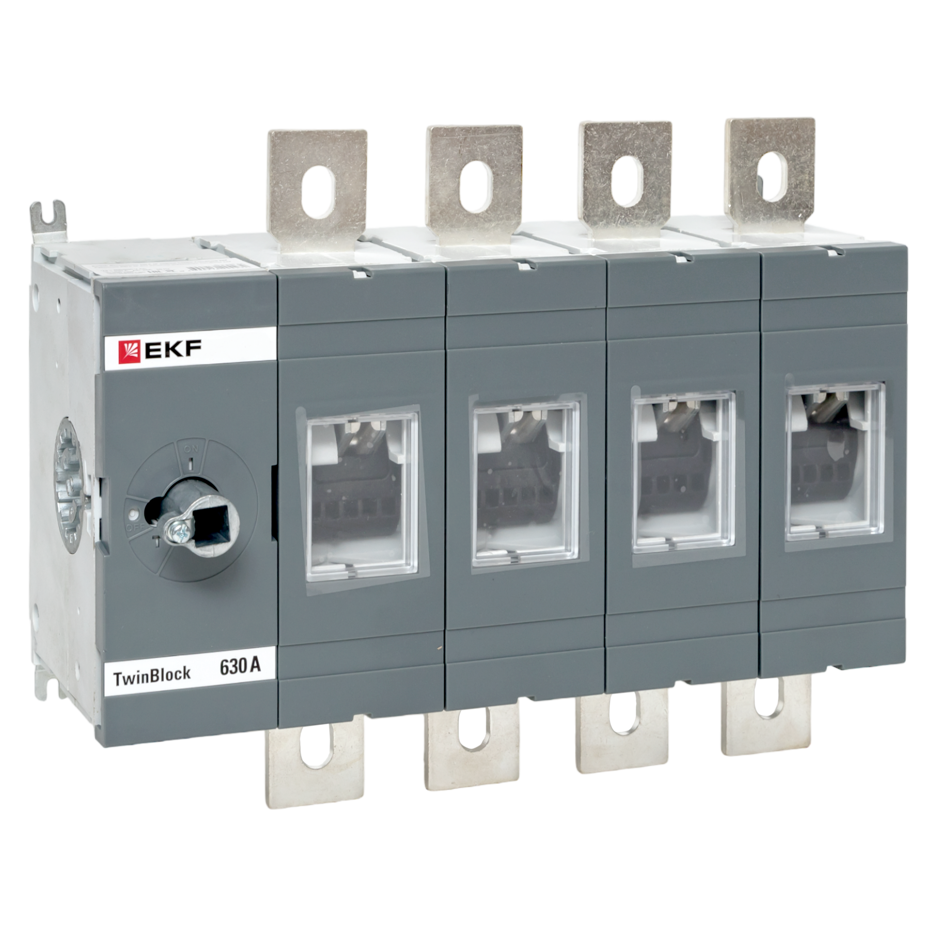 Рубильник 630A 4P без рукоятки управления Twin block