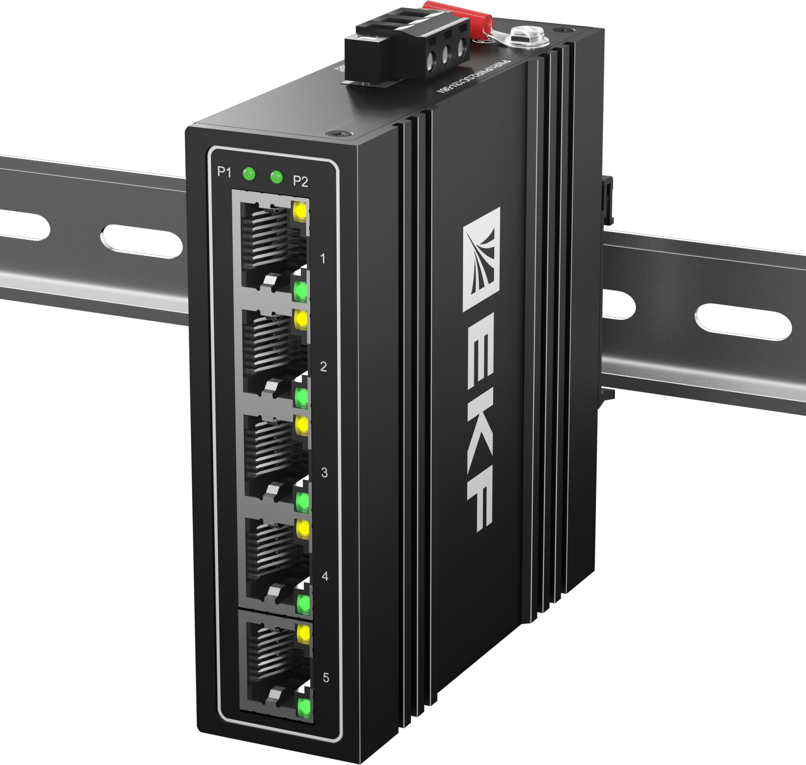 Коммутатор промышленный неуправляемый U-5T, 5 портов 10/100Base-T(X) RJ45, монтаж на динрейку TSX EKF