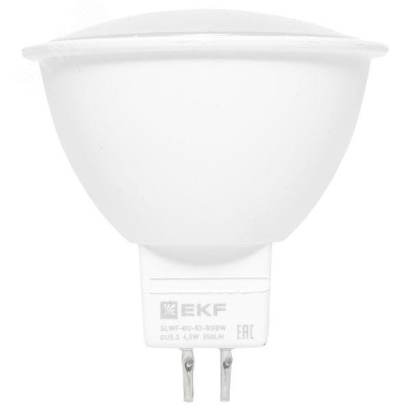 Изображение товара Умная лампа EKF Connect GU5.3 RGBW с управлением по Wi-Fi