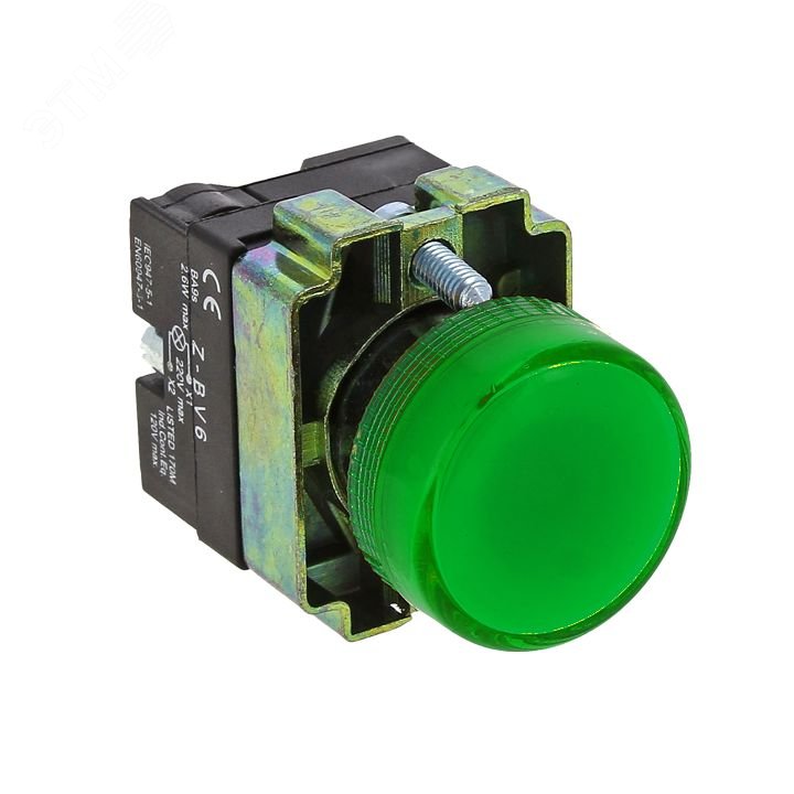 Лампа сигнальная BV63 зеленая 24В xb2-bv63-24 EKF - превью 2