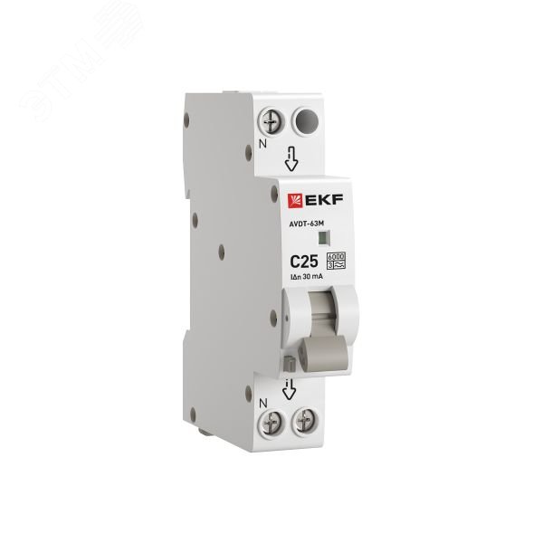 Изображение товара Выключатель автоматический дифференциального тока АВДТ-63М PROXIMA 25А 30мА