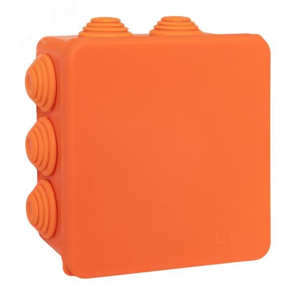 Изображение товара Коробка огнестойкая E45 100х100х50мм IP55 с клеммниками 7 полюсов